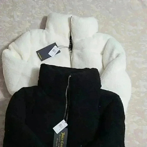 NEW IVORY TEDDY BEAR PUFFER COAT. JUICY CO… - Picture 14 of 16